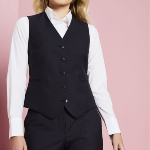 Factory Customize High Quality Uniform Work Wear Women's Vests & Waistcoats Waistcoat Suit Ladies Waistcoat Vest Black Women