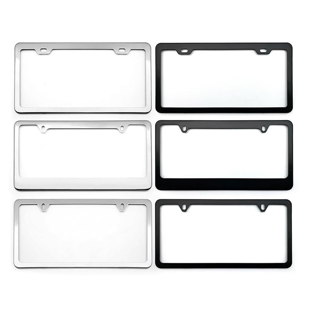 Hot Sale Custom Plastic Number Plate Holder Car License Plate Frame Cover For Standard Us Size