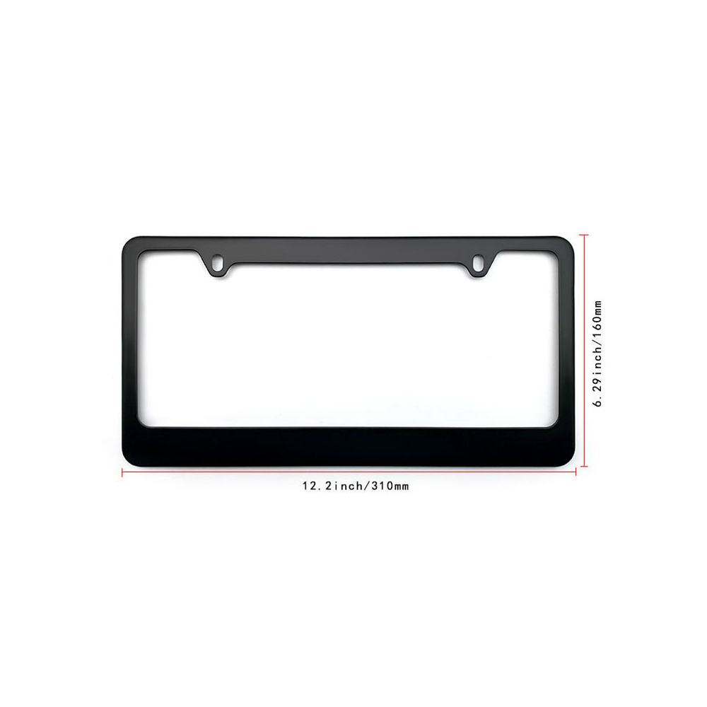 Hot Sale Custom Plastic Number Plate Holder Car License Plate Frame Cover For Standard Us Size