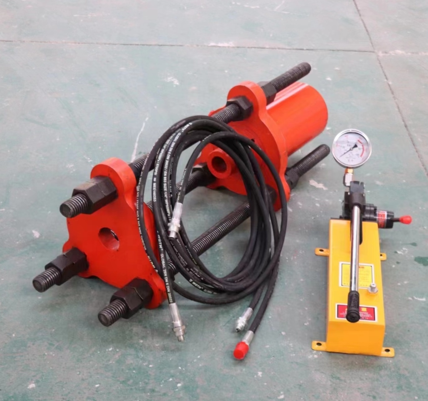 100/150/200 Ton Portable Track Pin Press Hand Power Hydraulic Master Pin Press Support Free Excavator Spare Part Track Pin Press