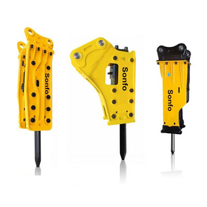 Rock breaker sb81 Premium hydraulic breaker range 20ton demolition rock cutting concrete hammer with chisel spare parts price