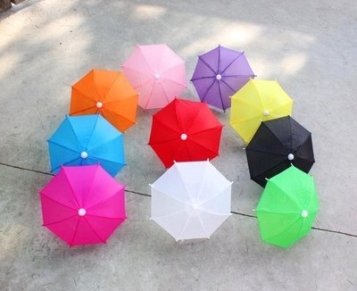 Outdoor Cycling Cell Phone Umbrella to Protect From Rain and Wind Small Umbrella