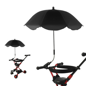 OEM Outdoor UV Resistant Baby Stroller Parasol Clip Umbrella with Adjustable Clamp