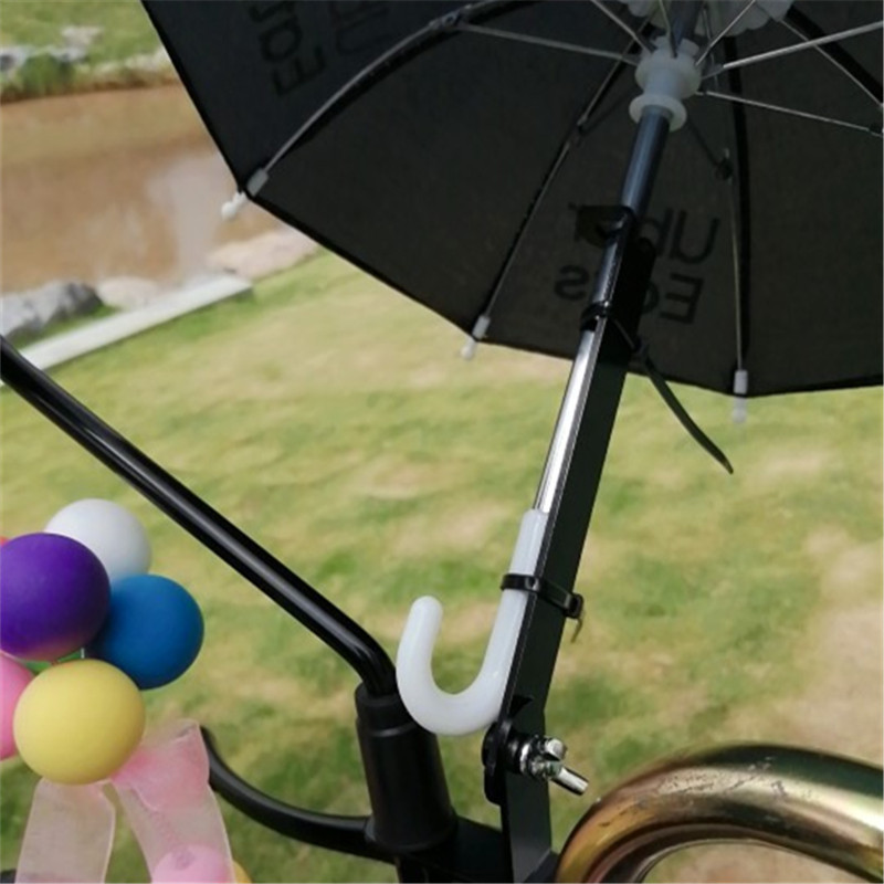 Electric car mobile phone navigation support motorcycle umbrella rain protection sun shade motorcycle bike take-out umbrella