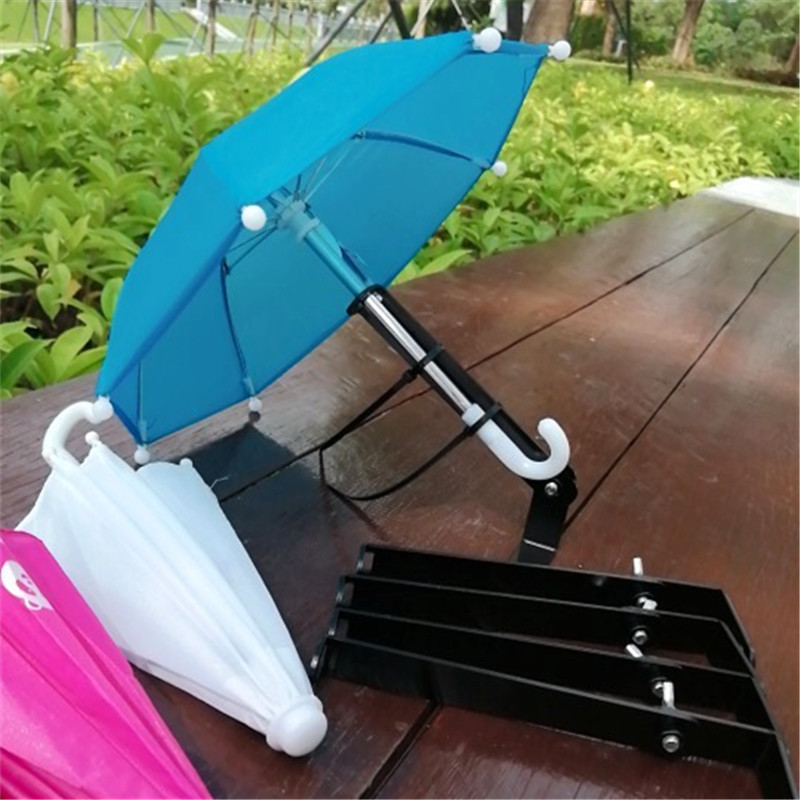 Electric car mobile phone navigation support motorcycle umbrella rain protection sun shade motorcycle bike take-out umbrella