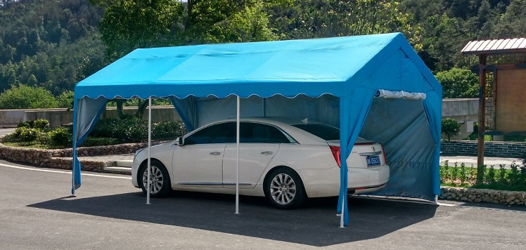 Outdoor Detachable Assembly Parking Space Umbrella Shed Simple Garage