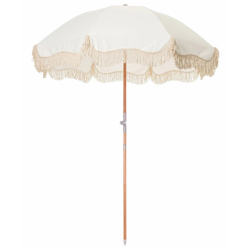 Tourist Attraction Umbrella Outdoor Tassel Beach Umbrella New Sun Umbrella Manufacturers