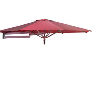 Outdoor Villa Patio Wall Hanging Parasol Sunshade Telescopic Folding Sun Umbrella