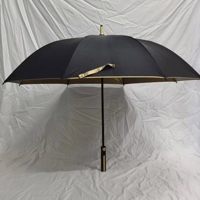 190T PG UV Protect Golden Coating Werbung Werbe schirm Wind lexus spezifischer Golfs auto umbrella