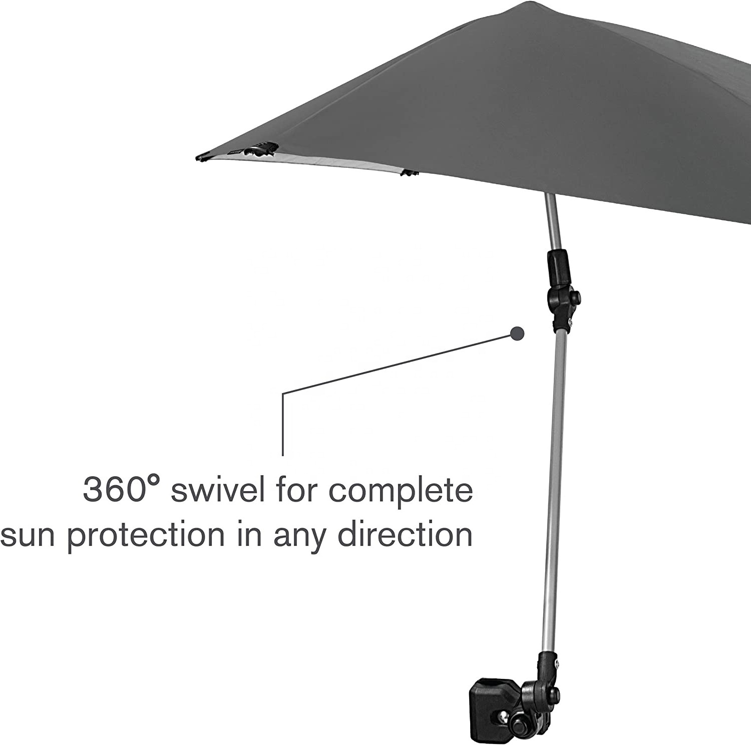 Sport Versa Umbrella SPF 50+ Adjustable Paraguas Umbrella with Universal Clamp clip Umbrella