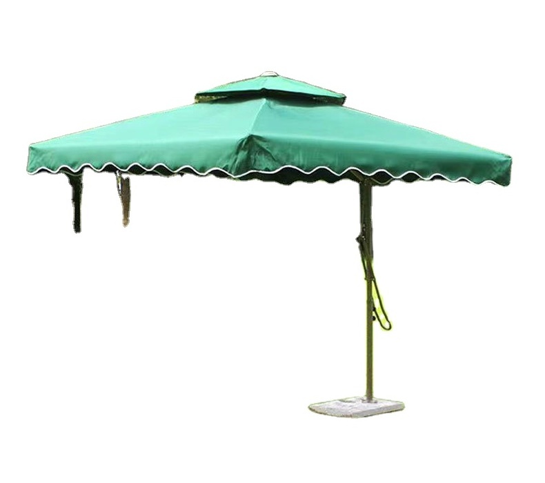 Chinese High quality fashion large outdoor garden hotel umbrella beach umbrella with tassels sunshade patio umbrella