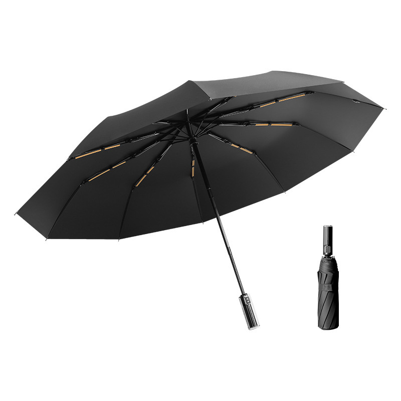 Convenience Crystal mechanical handle windproof UV protection popular market umbrella Rain gear with mini gift box