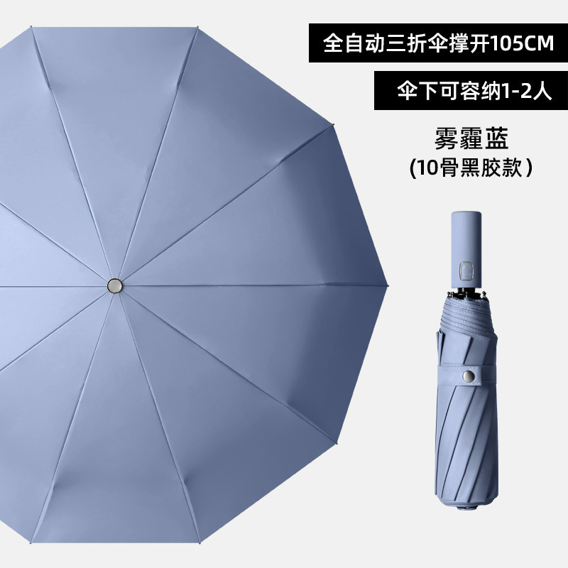 Special design Ring Buckle Handle Umbrellas Sun Rain Parasol Vinyl Anti UV Camping auto Umbrella popular market umbrella