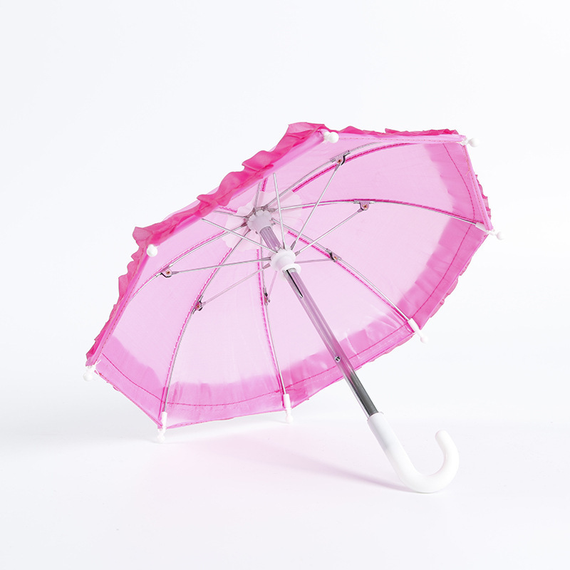 mini mobile phone stand umbrella toy sunscreen multi-functional stand mini take-out waterproof cycling shading