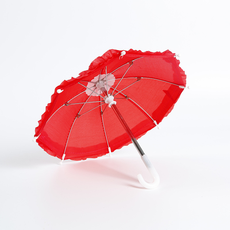 mini mobile phone stand umbrella toy sunscreen multi-functional stand mini take-out waterproof cycling shading