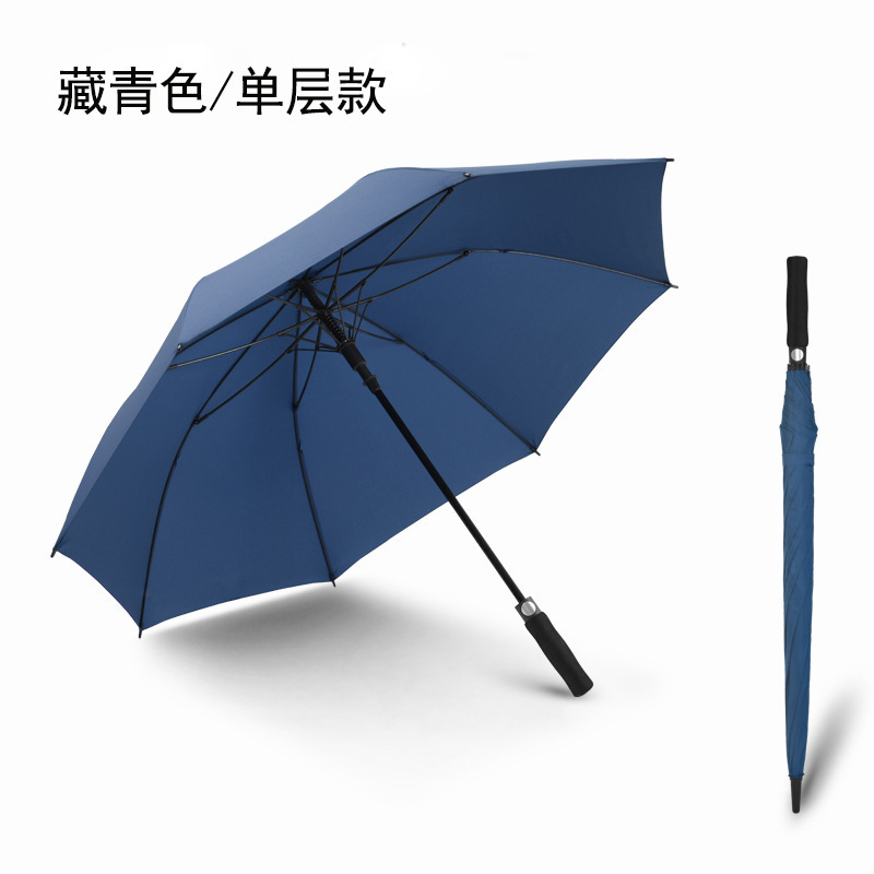 business umbrella Enlarge thickening Clear umbrella storm resistant folding advertising umbrella sun protection