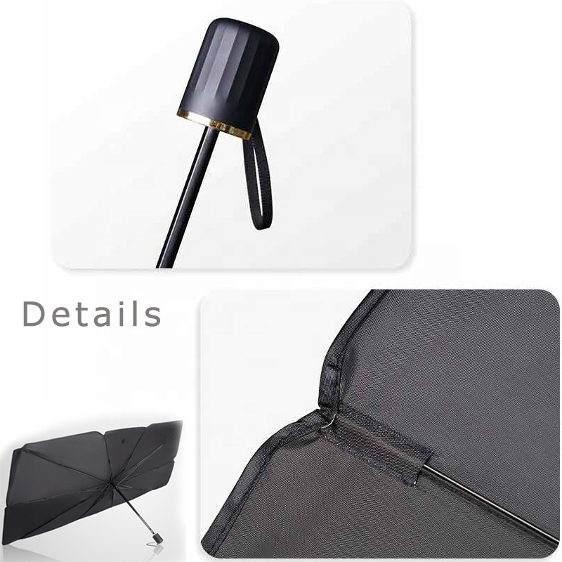 X301 car front widow glass car sun light protection insulation car folding umbrella promotion umbrella