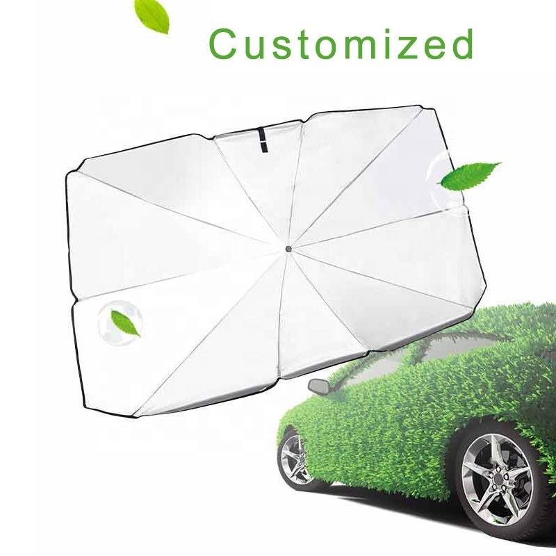 X301 car front widow glass car sun light protection insulation car folding umbrella promotion umbrella