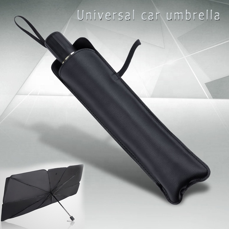 X301 car front widow glass car sun light protection insulation car folding umbrella promotion umbrella