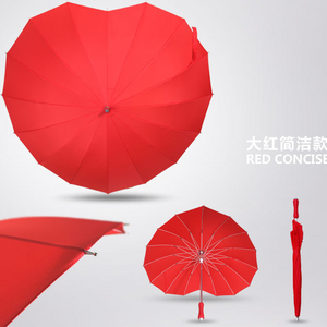 Unique design Special shape umbrella Customized logo Heart shaped Party Performance umbrella