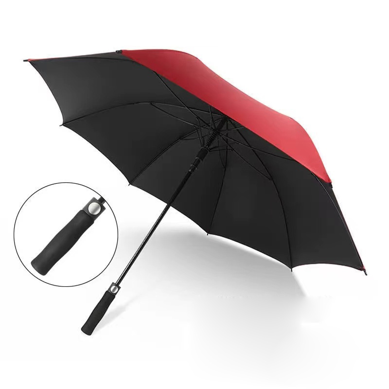 BSCI High quality Promotional Custom logo printed Extra large Windproof golf umbrella dual Paraguas