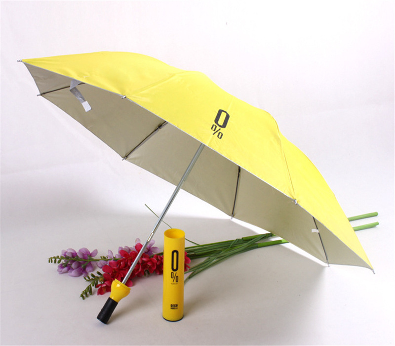 Fold Umbrella 21inch 8K 190T Pongee Wine Bottle Umbrella Printing Advertising gift Umbrella