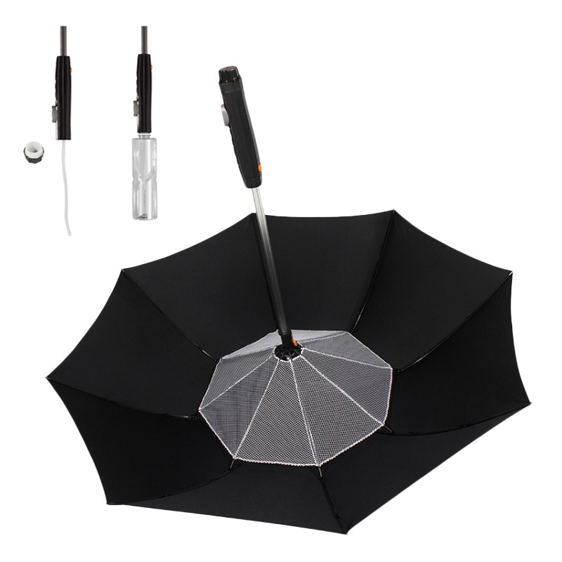 Customized Fan and Water Spray Mist Cooling Air Umbrella Umbrella Customized