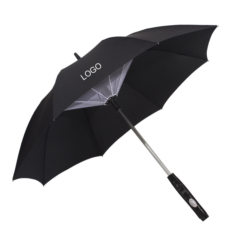 Customized Fan and Water Spray Mist Cooling Air Umbrella Umbrella Customized