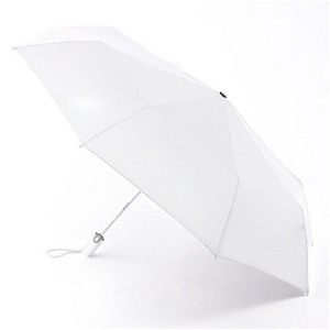 White Color Personalized Customized Fold Umbrella with Print Logo Umbrella