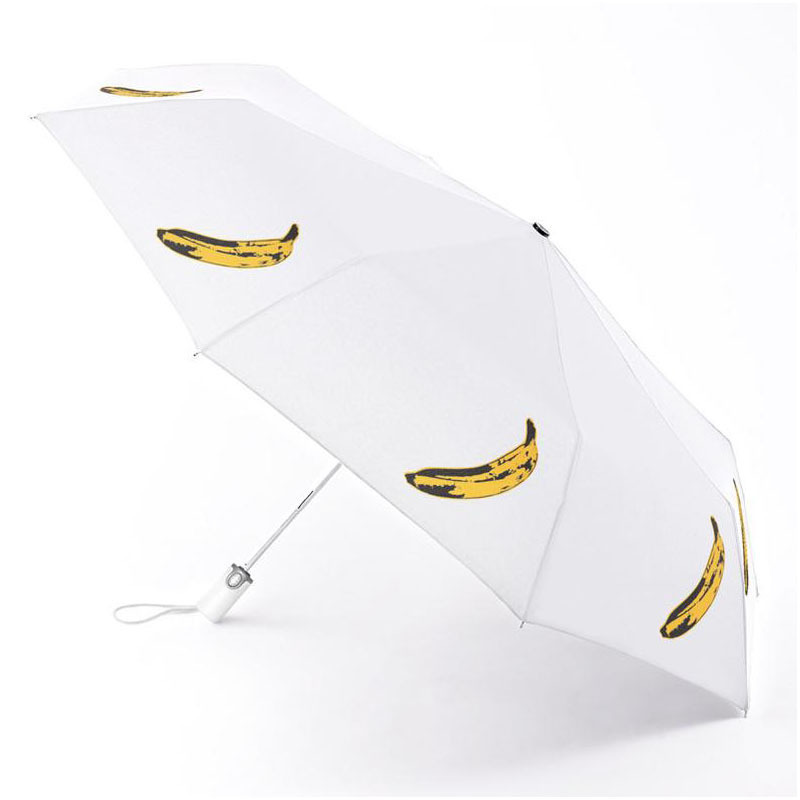 White Color Personalized Customized Fold Umbrella with Print Logo Umbrella