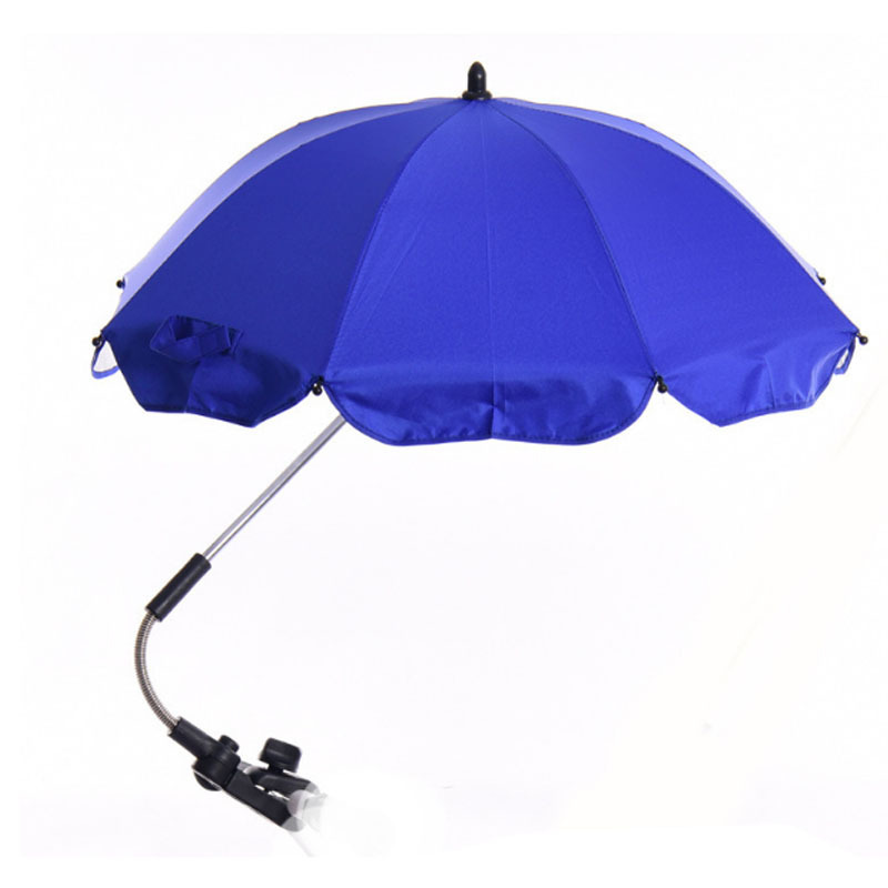 Custom Strollers Adjustable Baby Stroller Car Umbrella with Clip Stroller Accessories Kids Children Pram Shade Holder Manual