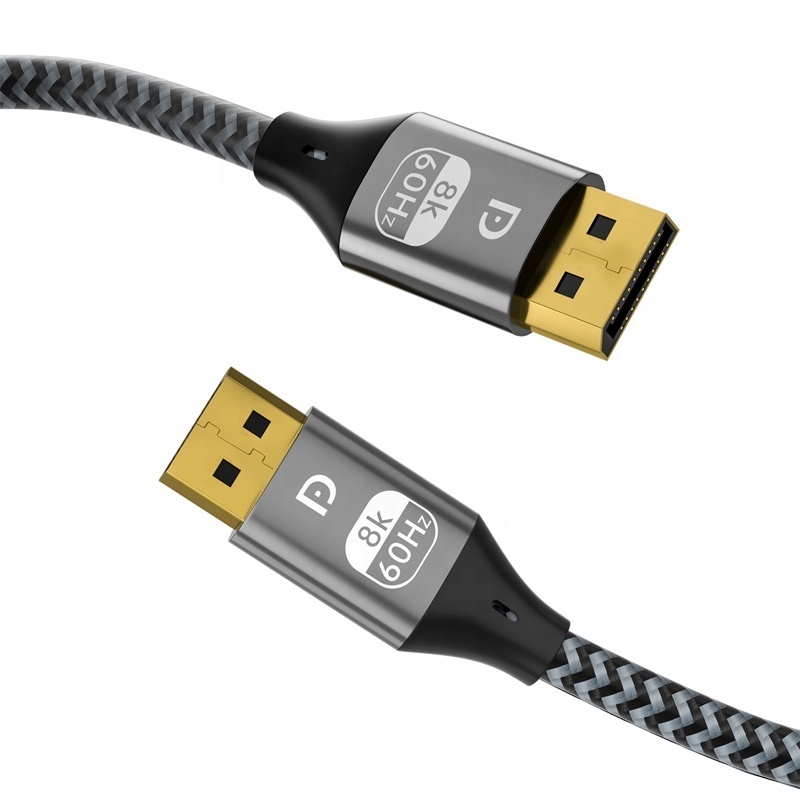 Dp 1.4 Cable Gold Plated 8k Display Port To Displayport Cable Male To Male 8k Displayport to dp cable OEM