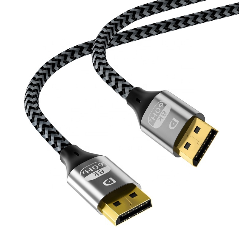 Dp 1.4 Cable Gold Plated 8k Display Port To Displayport Cable Male To Male 8k Displayport to dp cable OEM