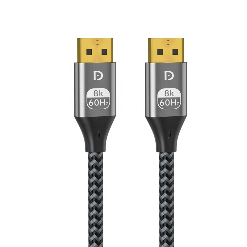 Dp 1.4 Cable Gold Plated 8k Display Port To Displayport Cable Male To Male 8k Displayport to dp cable OEM