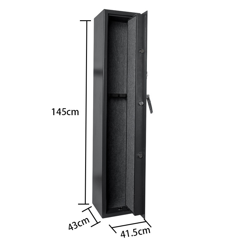 gun safe box gun Security Box with handle and 5 lock point Keys home security gun cabinet