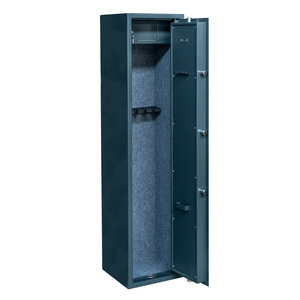 high quality heavy duty steel hidden gun cabinet metal long large size gun safe cabinet with ammo box