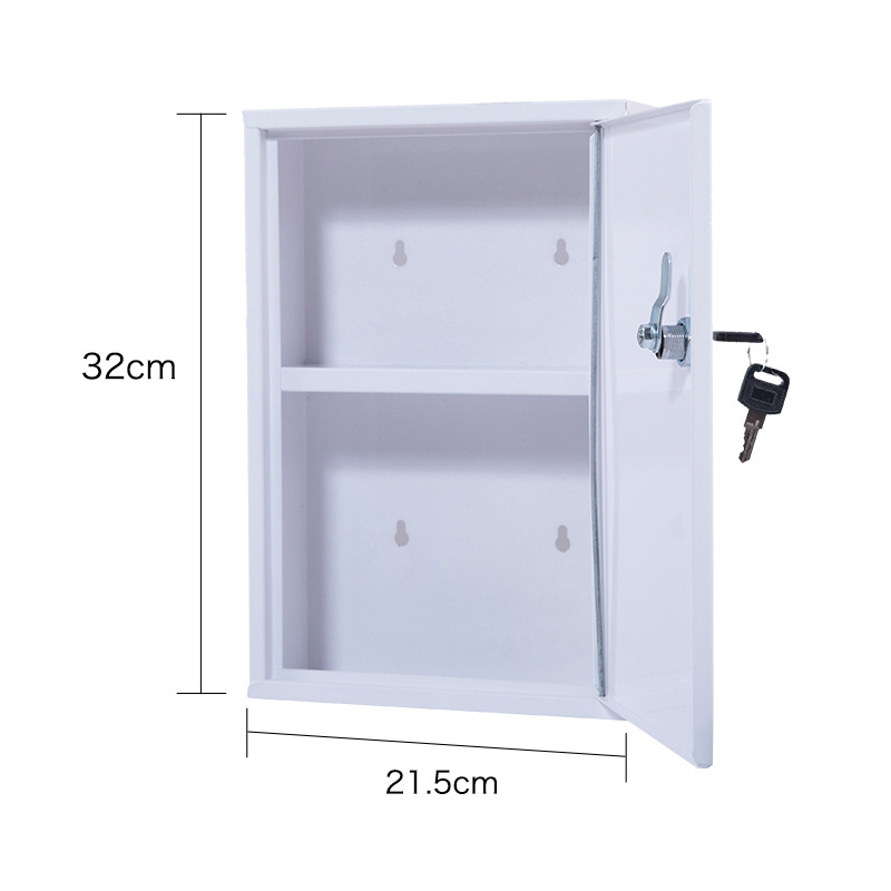 HOT-Sale Metal Medicine Cabinet Wall Mounted Medicine Box For Home Hospital School