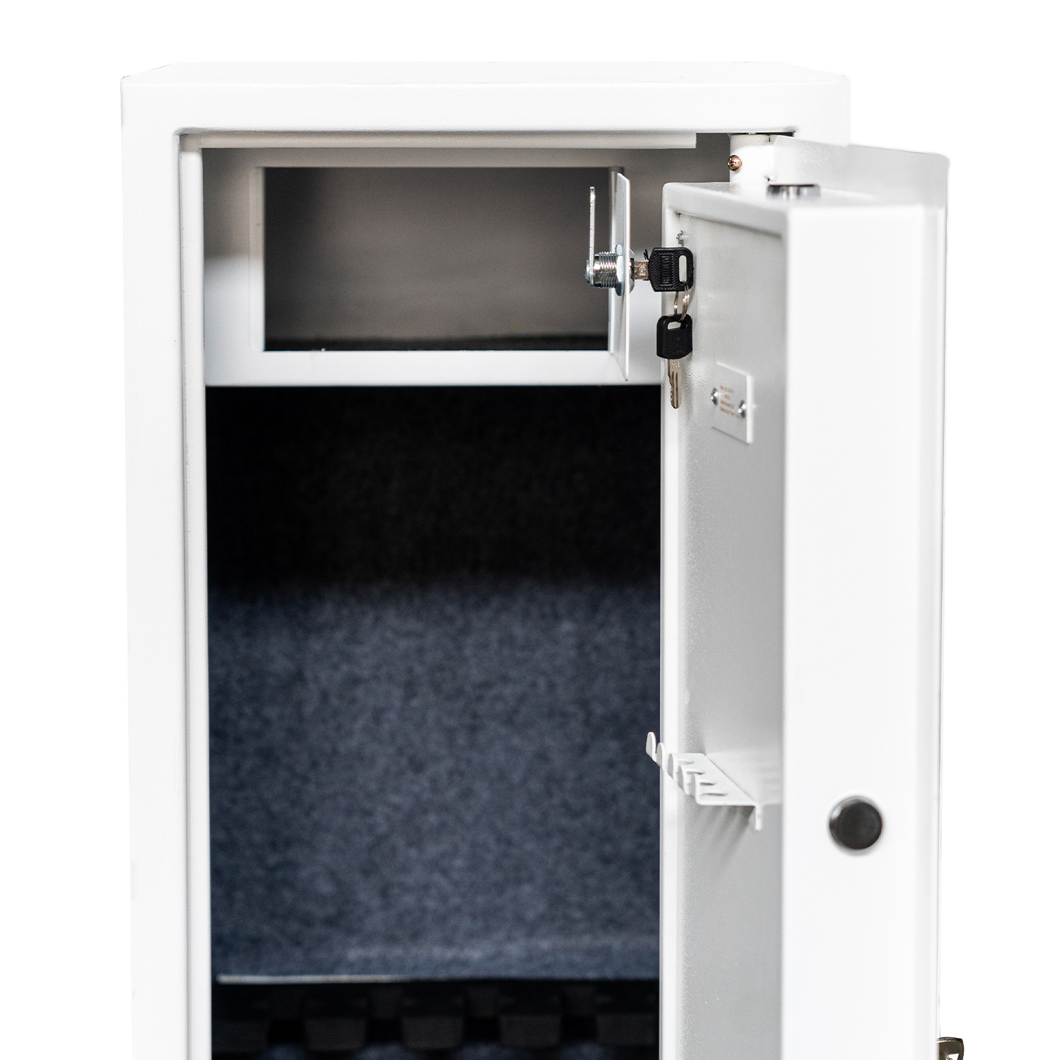 hidden safe for gun long high quality steel gun safe cabinet white EN14450 certificate 3mm gun safe box