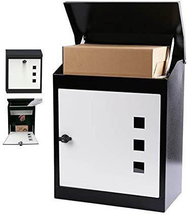 Outdoor smart parcel delivery box large parcel drop box for mail post and galvanized steel mailbox