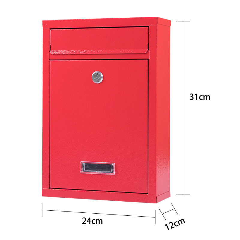 YOOBOX steel mailbox multi unit outdoor waterproof wall mount post office mailbox