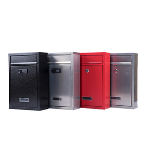 YOOBOX steel mailbox multi unit outdoor waterproof wall mount post office mailbox