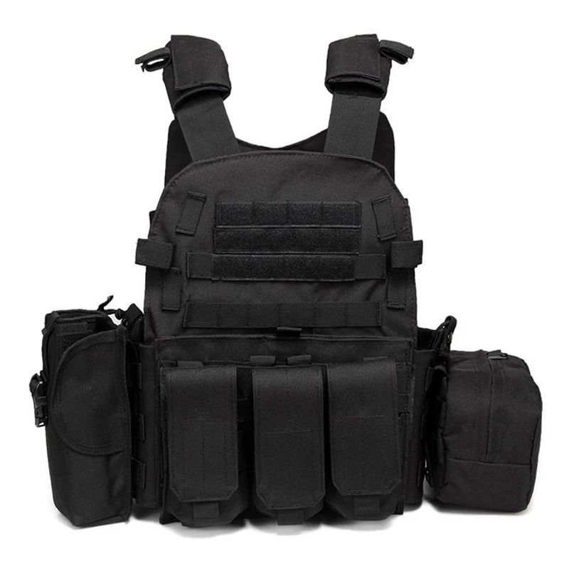 YILANG Oxford Fabric Hunting Plate Carrier 6094 Tactical Vest Gear Tactical Vest With Radio And Cartridge Pouch