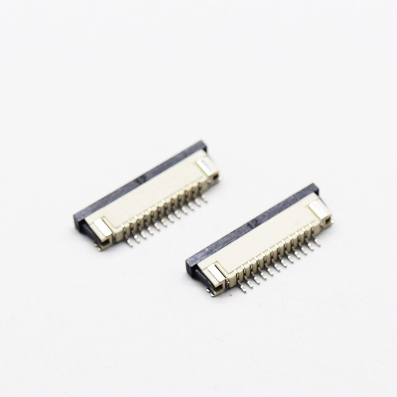 Free samples FPC Connector 1.00mm Pitch Right Angle SMT Top Contact 2.50mm Height 4~36Pin Circuits Tin FPC Plating Connector