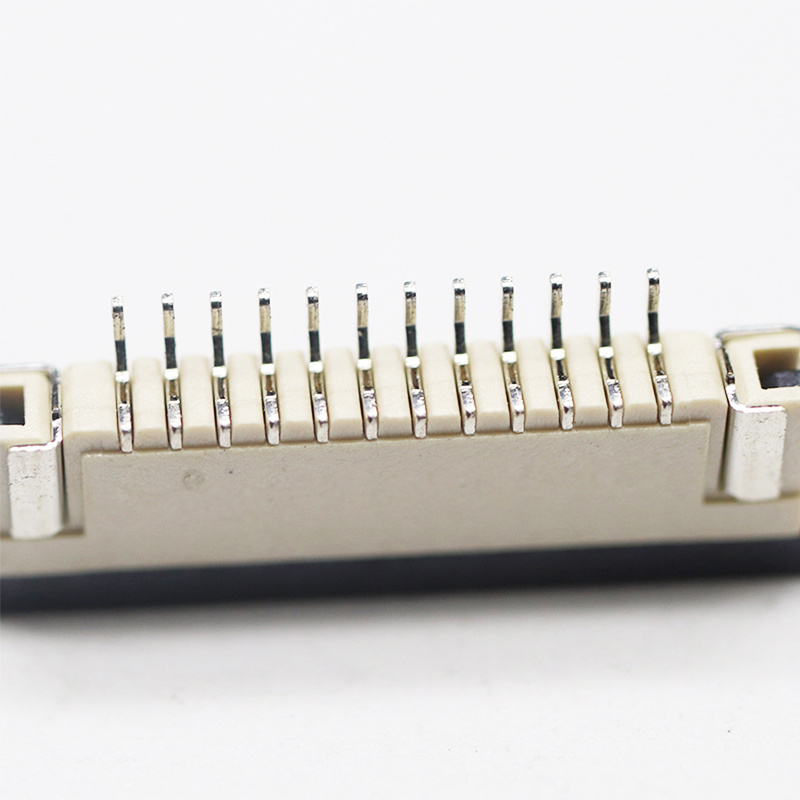 Free samples FPC Connector 1.00mm Pitch Right Angle SMT Top Contact 2.50mm Height 4~36Pin Circuits Tin FPC Plating Connector