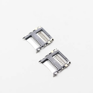 Tf Micro Card Connector Sd H=1.5mm 1.8mm 8Pin Sd Tf Card Reader Socket Connector Push Push Type Adapter Sd Memory Card Connector