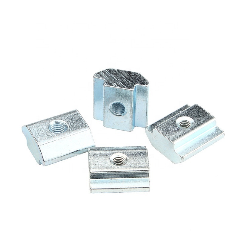 T slot Slide-in Square Sliding Hammer T nut T-nut T Block Tee Nut for Aluminum Profile