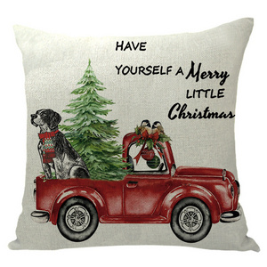 Christmas Cushion Cover Merry Christmas Decor For Home Decorative Sofa Pillow Cover Case Seat Car Home Decor Throw Pillow