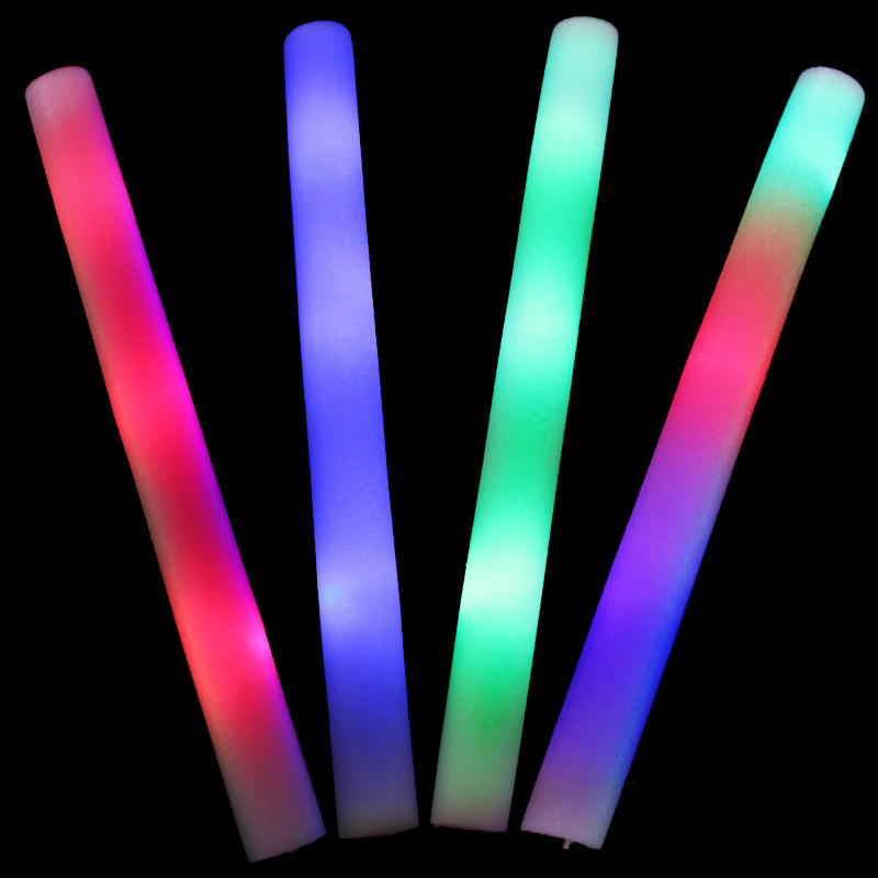 2023 Multi factory wholesale cheap custom glowing light up party led foam sticks for concert