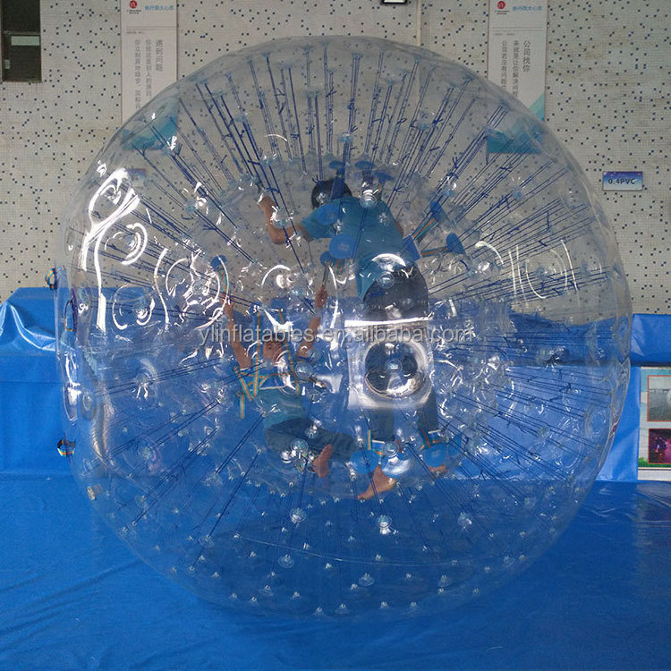 Transparent Giant Inflatable Zorb Ball 1.0 MM PVC For People