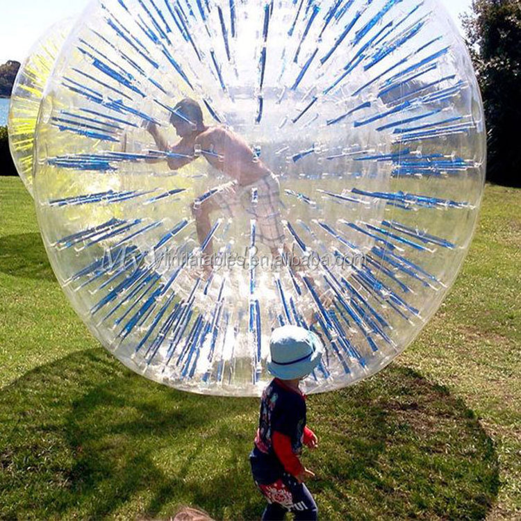 Transparent Giant Inflatable Zorb Ball 1.0 MM PVC For People